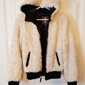 Faux fur jacket